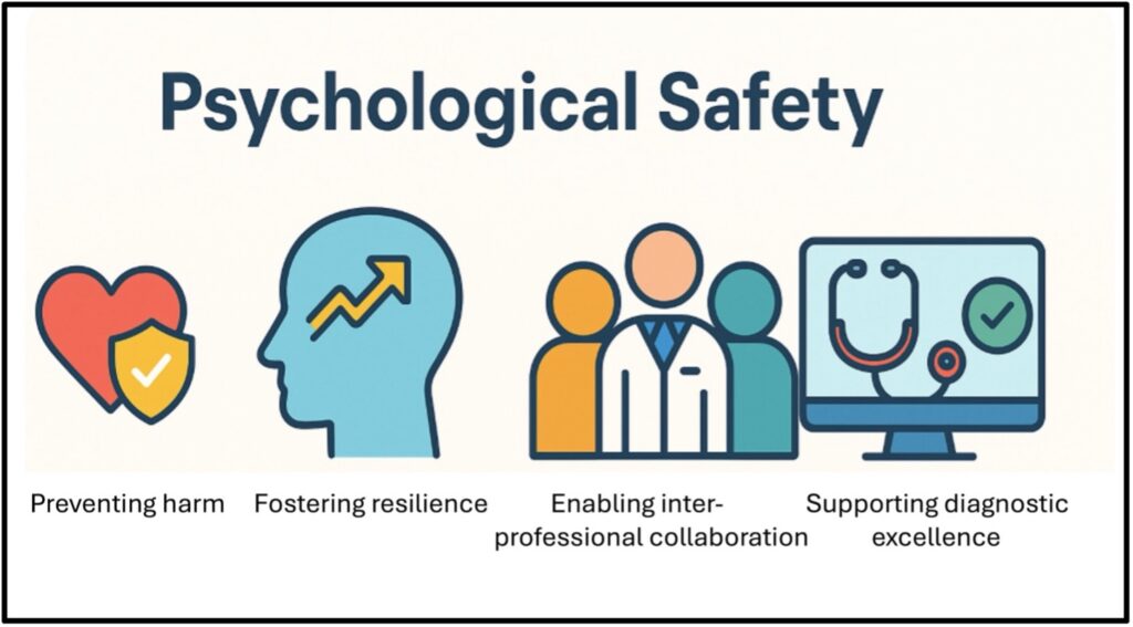 Clinician reassuring a patient to promote psychological safety during a bronchoscopy discussion